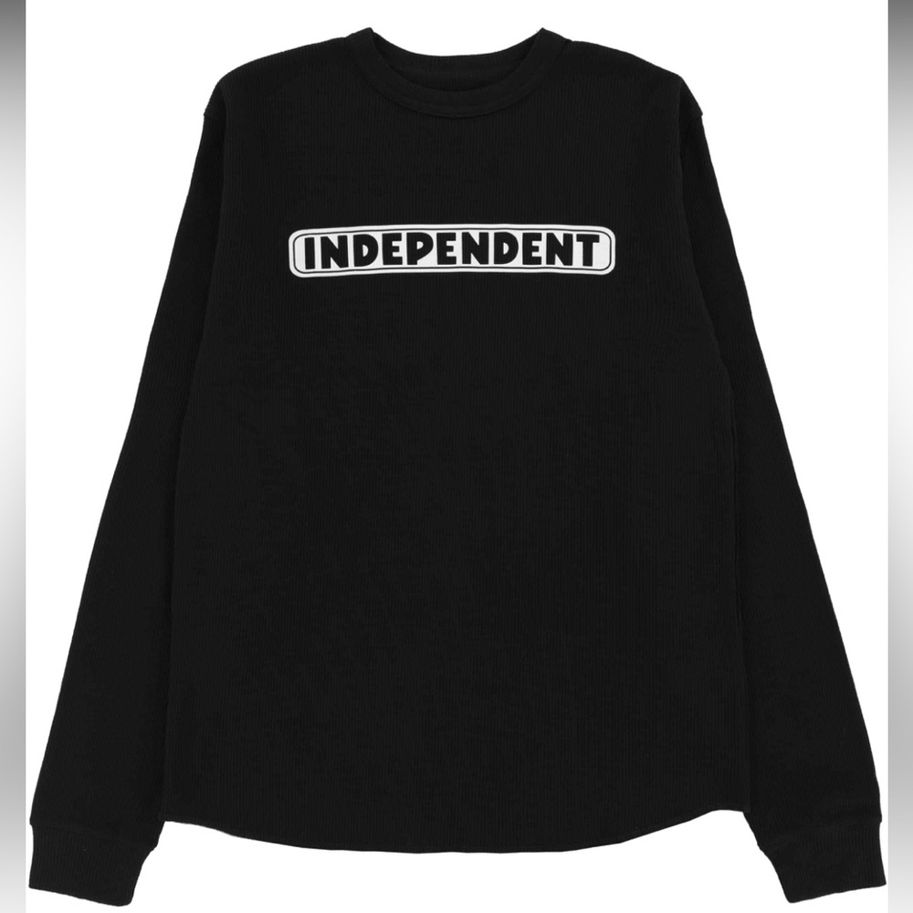 (NEW) Independent Trucks Skater Black Long Sleeve Thermal - SM
